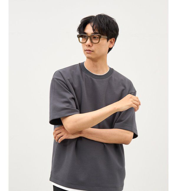  「Zoff｜ETRE TOKYO｜ウェリントン型 メガネ｜黒縁 太縁フレーム｜伊達メガネ 度付き レンズ交換券付」|メガネ|