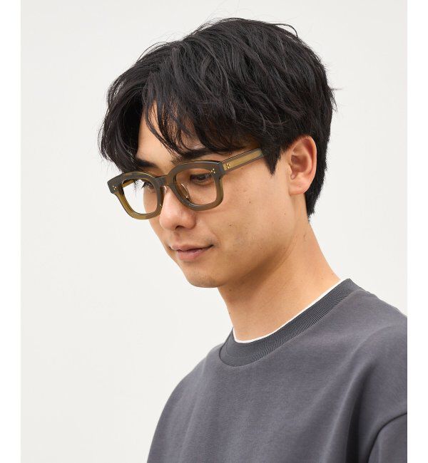  「Zoff｜ETRE TOKYO｜ウェリントン型 メガネ｜黒縁 太縁フレーム｜伊達メガネ 度付き レンズ交換券付」|メガネ|