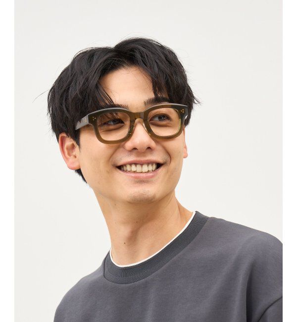  「Zoff｜ETRE TOKYO｜ウェリントン型 メガネ｜黒縁 太縁フレーム｜伊達メガネ 度付き レンズ交換券付」|メガネ|