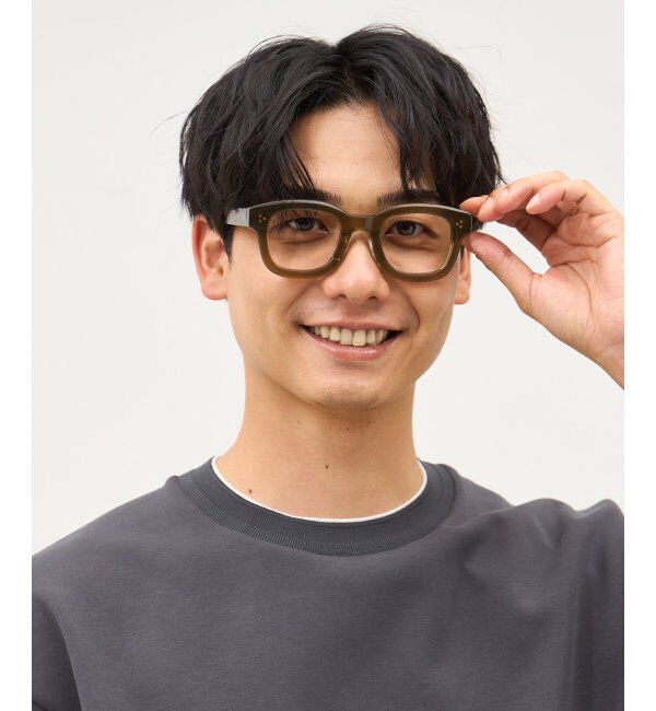  「Zoff｜ETRE TOKYO｜ウェリントン型 メガネ｜黒縁 太縁フレーム｜伊達メガネ 度付き レンズ交換券付」|メガネ|