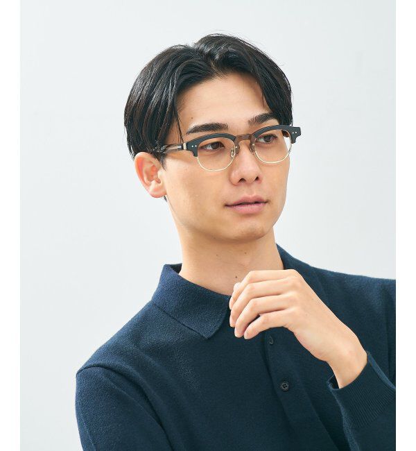  「Zoff｜UNITED ARROWS メガネ | [Luxe] 伊達メガネ 度付き ユナイテッドアローズ   レンズ交換券付」|メガネ|