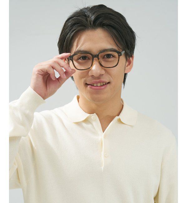  「 ウェリントン型 メガネ | 黒縁フレーム 伊達めがね 度付きユニセックス 読書  CLASSIC  レンズ交換券付」|メガネ|