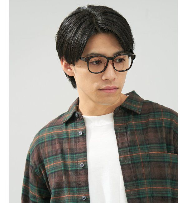  「 ウェリントン型 メガネ | 黒縁フレーム 伊達めがね 度付きユニセックス 読書  CLASSIC  レンズ交換券付」|メガネ|