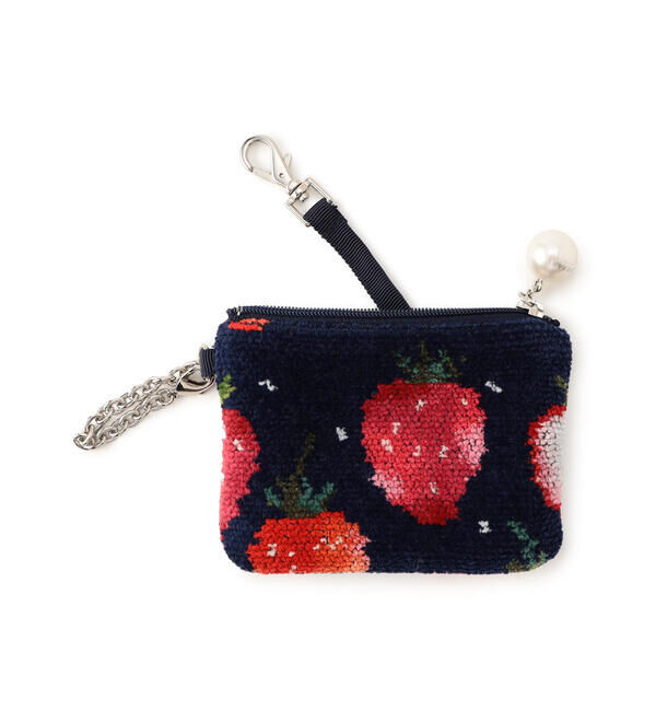 LOVERARY BY FEILER「ストロベリードット　キー&カードポーチ　L/STD-223012」|キーケース|