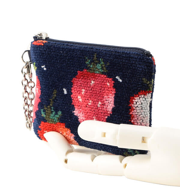 LOVERARY BY FEILER「ストロベリードット　キー&カードポーチ　L/STD-223012」|キーケース|