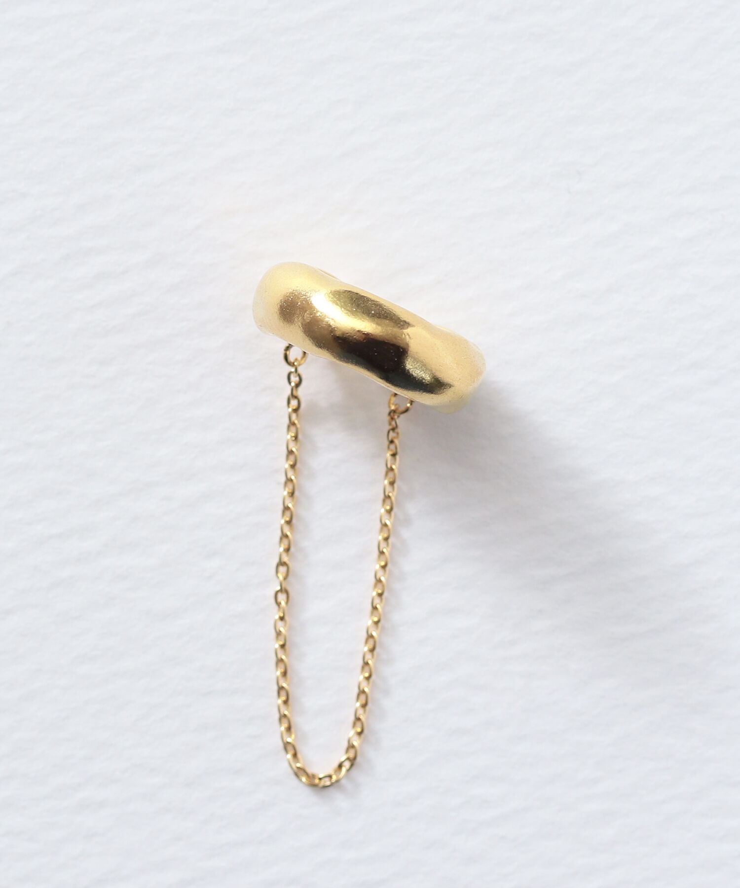  「silver925 チェーン&times;ボリューム イヤーカフ（ニッケルフリー）」|イヤーカフ|ゴールド系