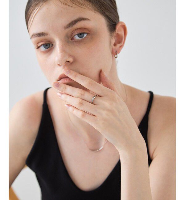 ete「[ONLINE Limited] クレセントムーン リング」|リング|