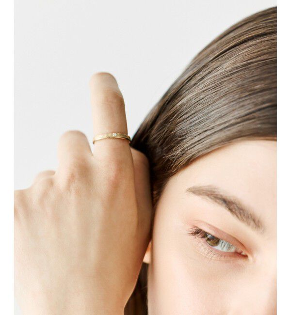 ete「[シェア] ビジュー カット リング」|リング|