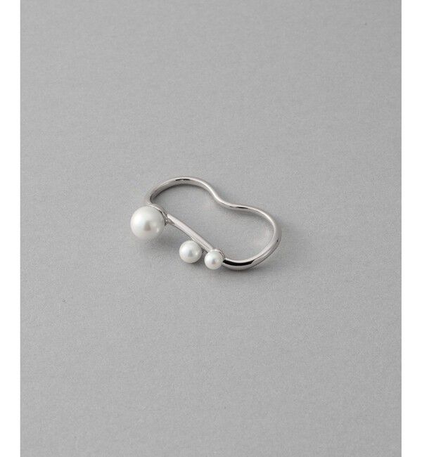 ete「[フォーム] パール ダブルリング」|リング|