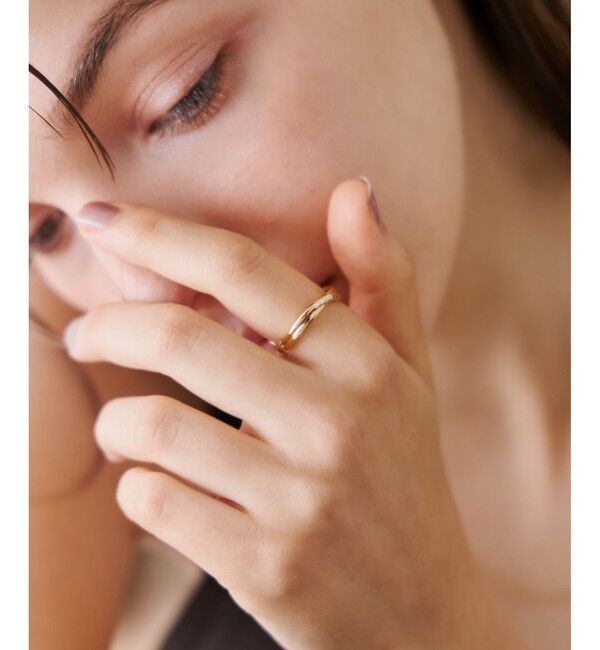 ete「ビジュー リングカフ」|リング|