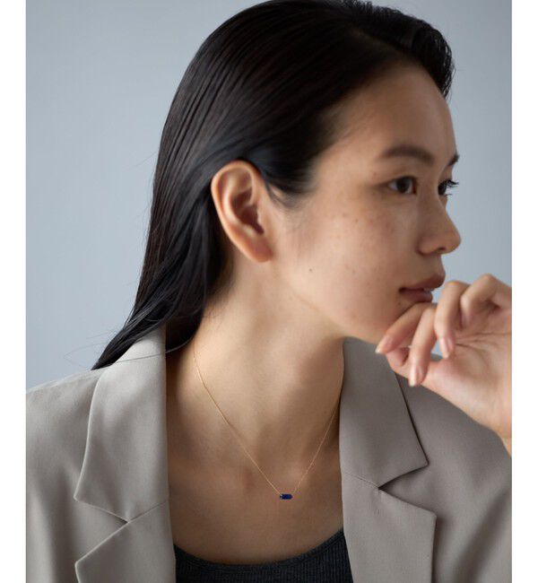 Jouete「[レイヤー] K10YG ネックレス ラピスラズリ」|ネックレス|