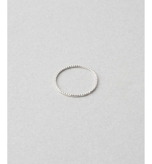 Jouete「K10YG/WG ピンキーリング セット ベネチアンチェーン」|リング|