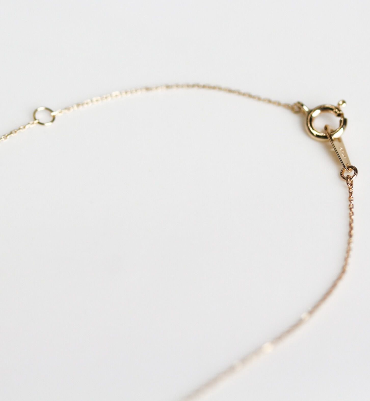  「サファイア / ダイヤモンド ネックレス | K10YG」|ネックレス|