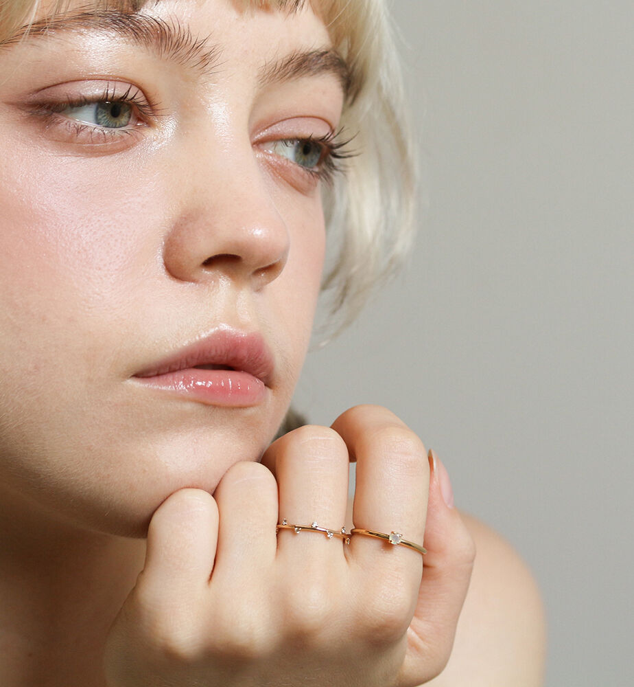  「オパール リング | K10YG」|リング|