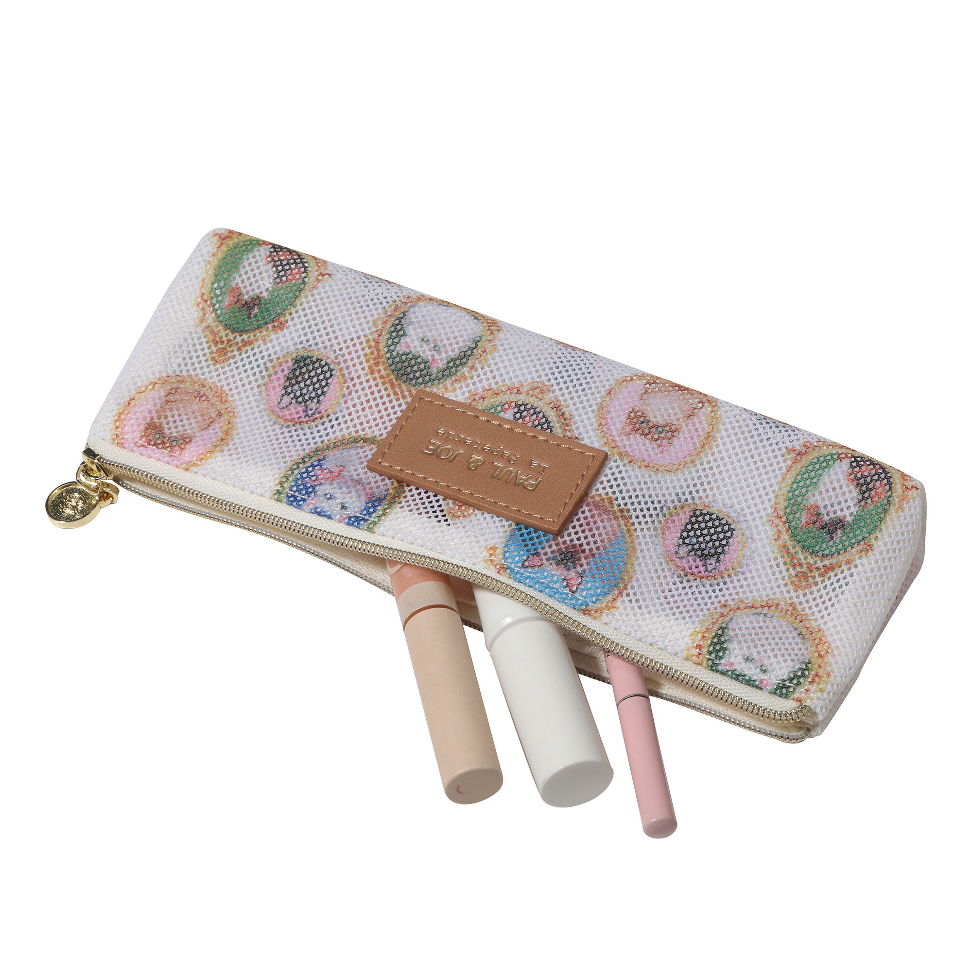 PAUL&JOE「プリントメッシュペンケース／ポール＆ジョー」|ステーショナリー|