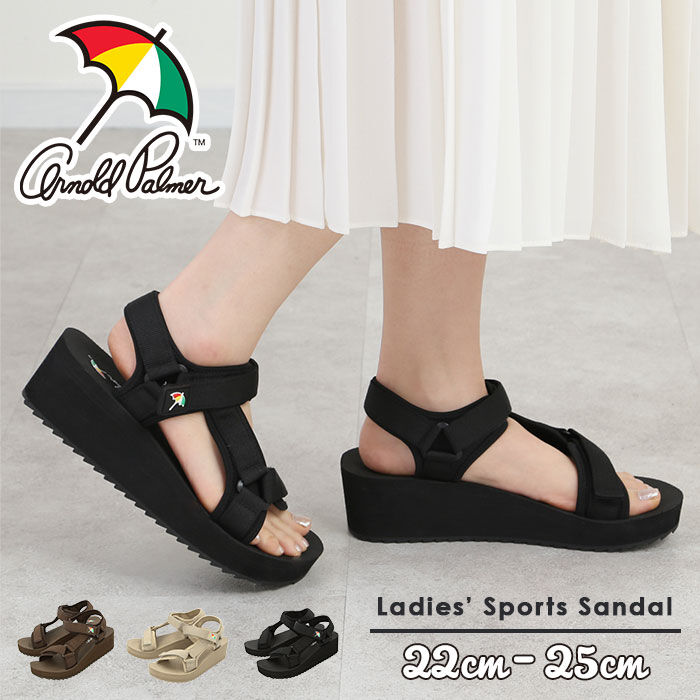 BACKYARD FAMILY「アーノルドパーマー サンダル 通販 スポーツサンダル レディース 厚底 旅行 リゾート」|サンダル|