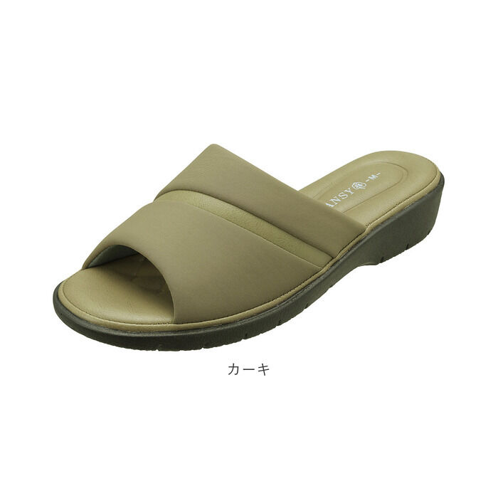 BACKYARD FAMILY「サンダル レディース つっかけ 通販 パンジー おしゃれ 歩きやすい 室内履き ルームシューズ」|サンダル|