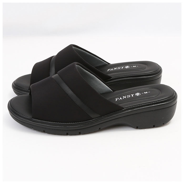 BACKYARD FAMILY「サンダル レディース つっかけ 通販 パンジー おしゃれ 歩きやすい 室内履き ルームシューズ」|サンダル|