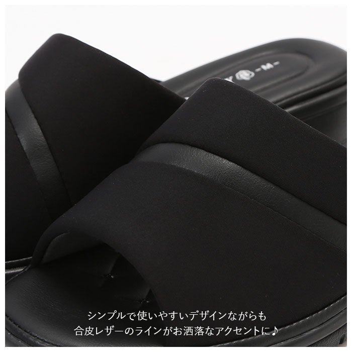 BACKYARD FAMILY「サンダル レディース つっかけ 通販 パンジー おしゃれ 歩きやすい 室内履き ルームシューズ」|サンダル|