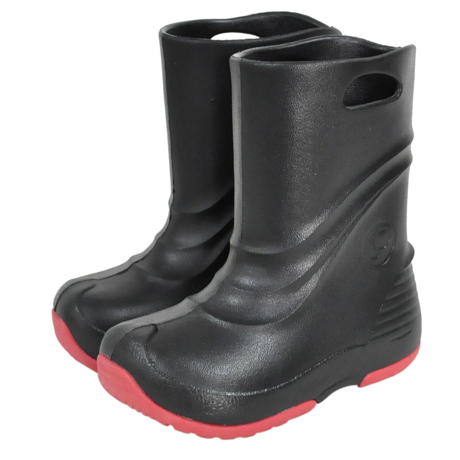 BACKYARD FAMILY「レインブーツ プーキーズ POOKIES 通販 ジュニア キッズ 子供 こども 防水 完全防水」|レインシューズ|ブラック1