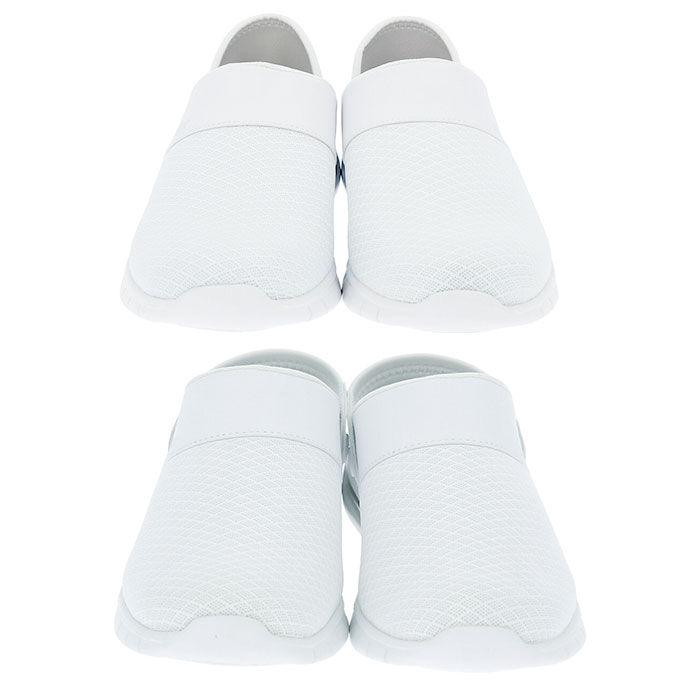 BACKYARD FAMILY「ナースシューズ ピュアウォーカー 通販 疲れにくい ナースサンダル 静音 白 ホワイト 疲れない」|スリッポン|