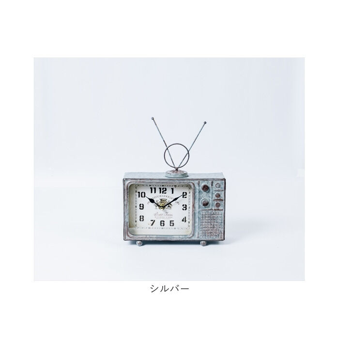 BACKYARD FAMILY「置き時計 おしゃれ 楽天 アンティークモチーフ En Fance EF-CL11 アンファンス」|クロック・置時計|