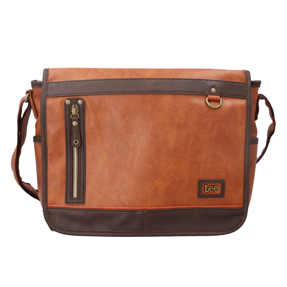 BACKYARD FAMILY「Lee ショルダーバッグ リー 320-3104 通販 ショルダーバック メッセンジャーバッグ」|ショルダー・メッセンジャー|ブラウン1