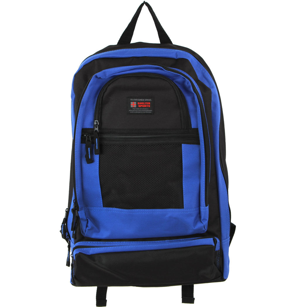 BACKYARD FAMILY「デイパック 通販 SHELTER シェルター 通販/正規品 おすすめ 丈夫 定番 通学 おしゃれ」|リュック|ブルー1