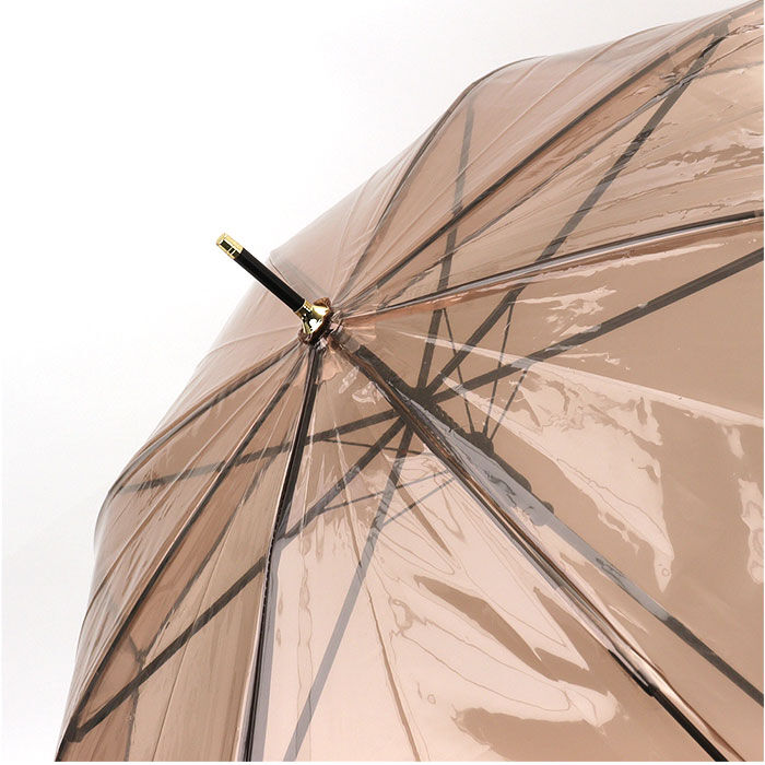 BACKYARD FAMILY「VINYL ヴァイナル ビニール傘 58cm バンブー カラー 通販 ジャンプ傘 雨傘 長傘 傘」|傘|