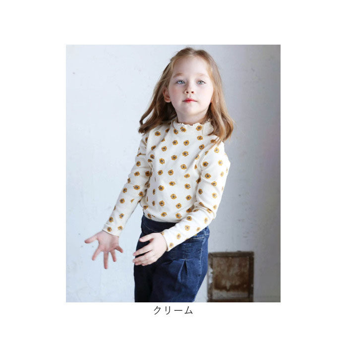 BACKYARD FAMILY「女の子 キッズ 長袖 Tシャツ 通販 ロンT 63042302 長袖Tシャツ カットソー リブ編み」|その他|