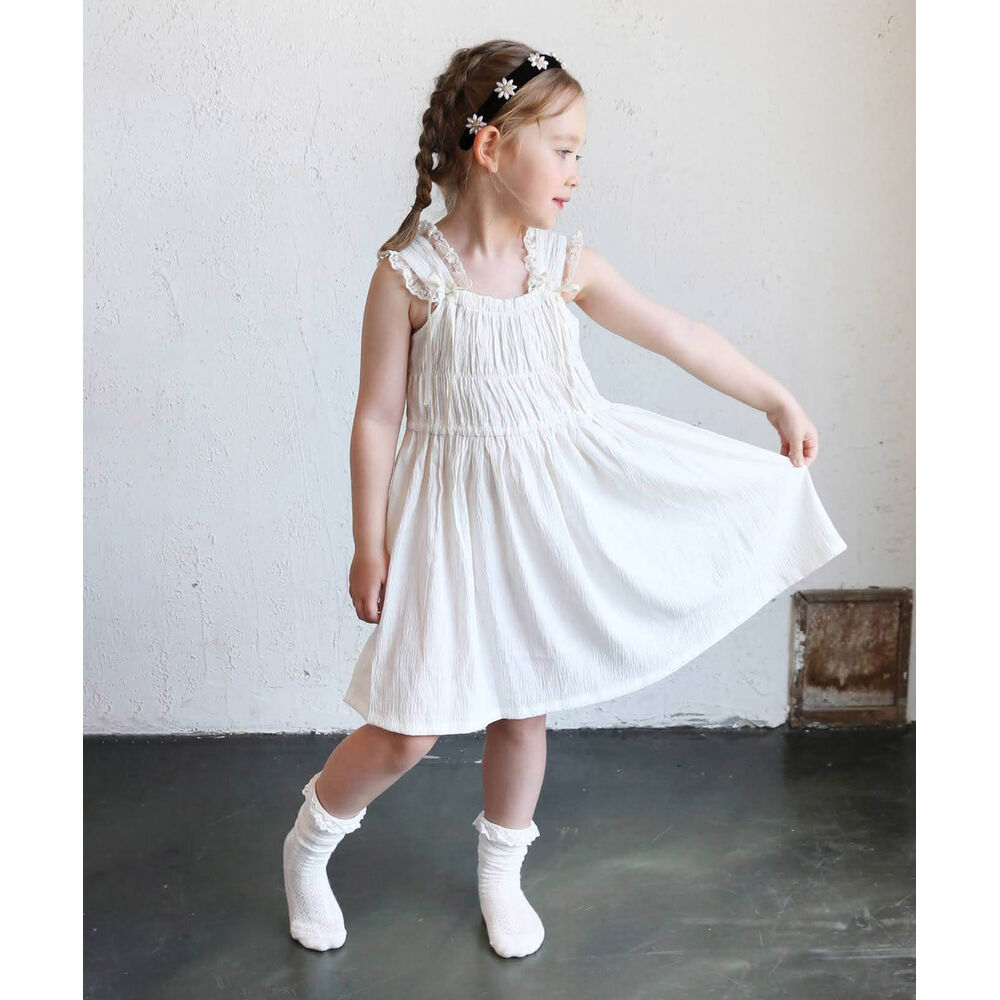 BACKYARD FAMILY「ノースリーブ ワンピース キッズ 通販 ノースリーブワンピース 夏 72042401 サマードレス」|その他|ホワイト1