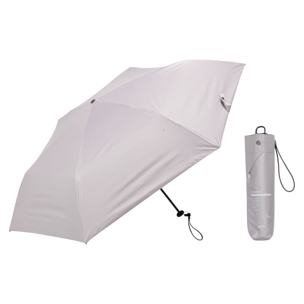 BACKYARD FAMILY「KIZAWA 日傘 折りたたみ 通販 キザワ K010MEX55I 折りたたみ傘 折りたたみ日傘」|傘|グレー2