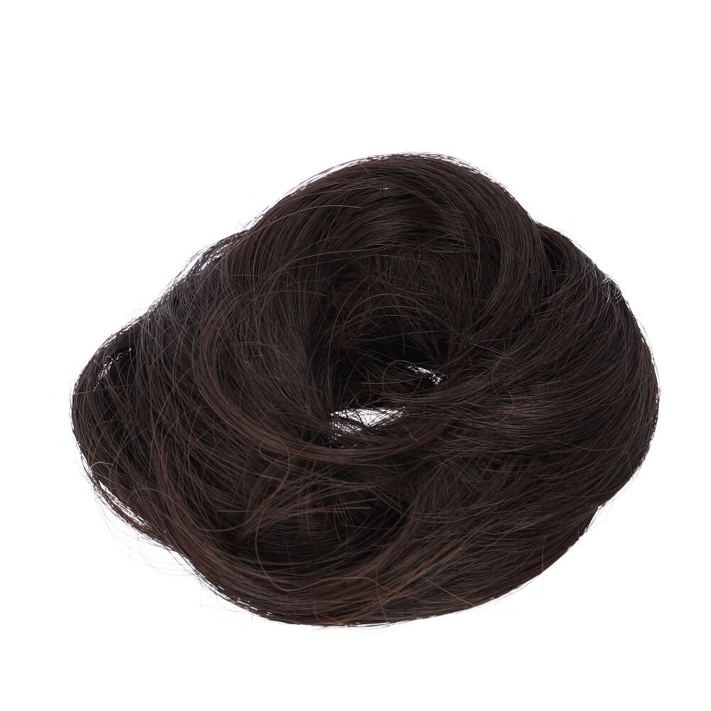 BACKYARD FAMILY「ウィッグ お団子 シュシュ 通販 ウイッグ エクステ 部分ウィッグ 付け毛 ポイントウィッグ 部分」|その他|ブラウン2