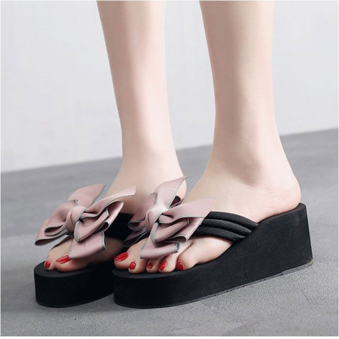 BACKYARD FAMILY「サンダル ビーチサンダル レディース 通販 厚底 軽量 軽い 歩きやすい 疲れにくい リボン」|サンダル|