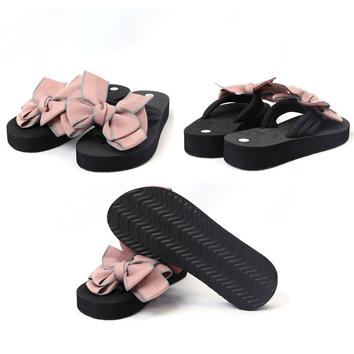 BACKYARD FAMILY「サンダル ビーチサンダル レディース 通販 厚底 軽量 軽い 歩きやすい 疲れにくい リボン」|サンダル|