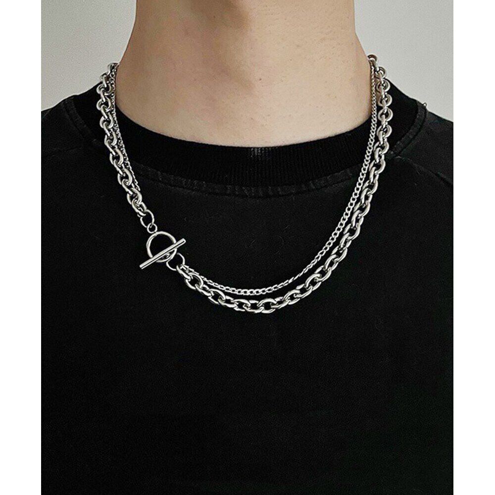 BACKYARD FAMILY「ネックレス 2連 通販 ダイヤモンドハーツ nec-0250 Diamond Hearts」|その他|シルバー1