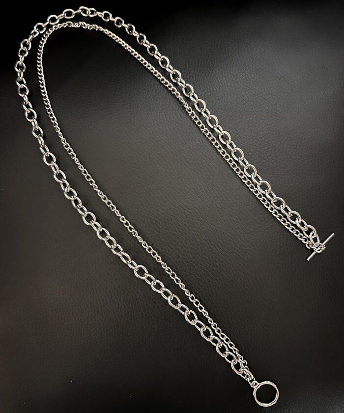 BACKYARD FAMILY「ネックレス 2連 通販 ダイヤモンドハーツ nec-0250 Diamond Hearts」|その他|