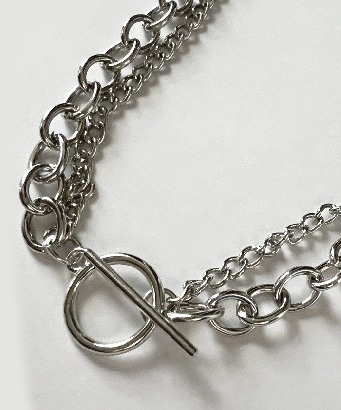 BACKYARD FAMILY「ネックレス 2連 通販 ダイヤモンドハーツ nec-0250 Diamond Hearts」|その他|