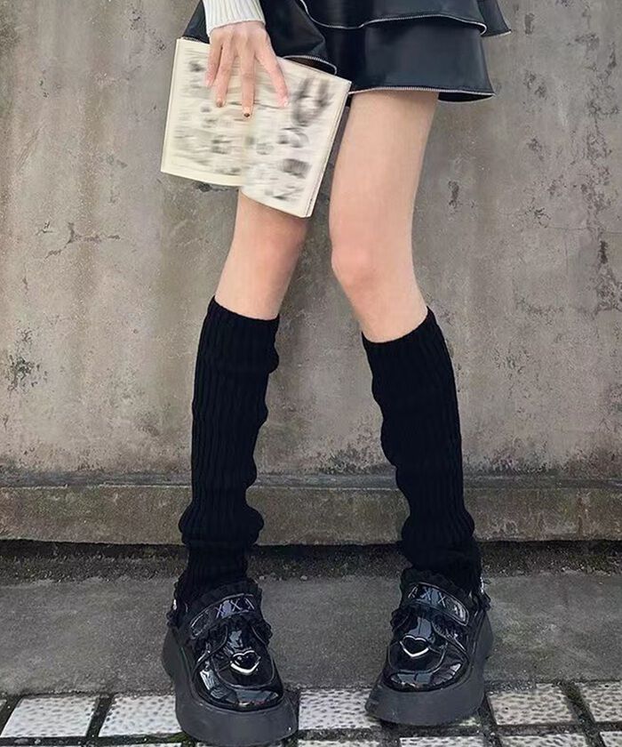 BACKYARD FAMILY「レッグウォーマー 45cm 通販 ニットレッグウォーマー レッグ ウォーマー レッグウオーマー」|レッグウォーマー|