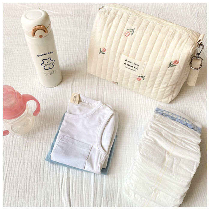 BACKYARD FAMILY「おむつ 収納 バッグ 通販 刺繍 オムツバック おむつポーチ おむつバッグ ベビーカーバッグ」|その他|