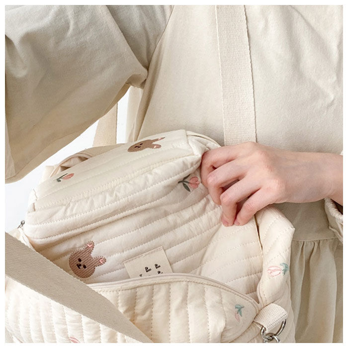 BACKYARD FAMILY「おむつ 収納 バッグ 通販 刺繍 オムツバック おむつポーチ おむつバッグ ベビーカーバッグ」|その他|