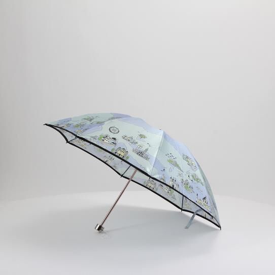 銀座かねまつ「折りたたみ傘」|傘|ブルー