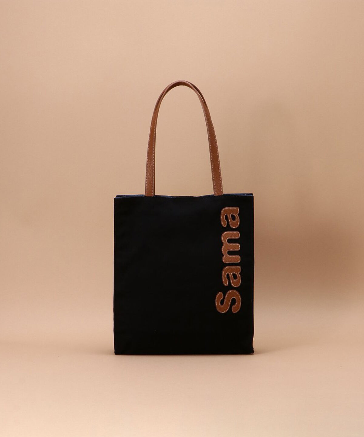 Samantha Thavasa「[ｵﾝﾗｲﾝ&一部店舗限定ｶﾗｰ]ｻﾏﾝｻﾀﾊﾞｻﾊﾟｯﾁﾜｰｸﾄｰﾄ 」|トートバッグ|ブラック