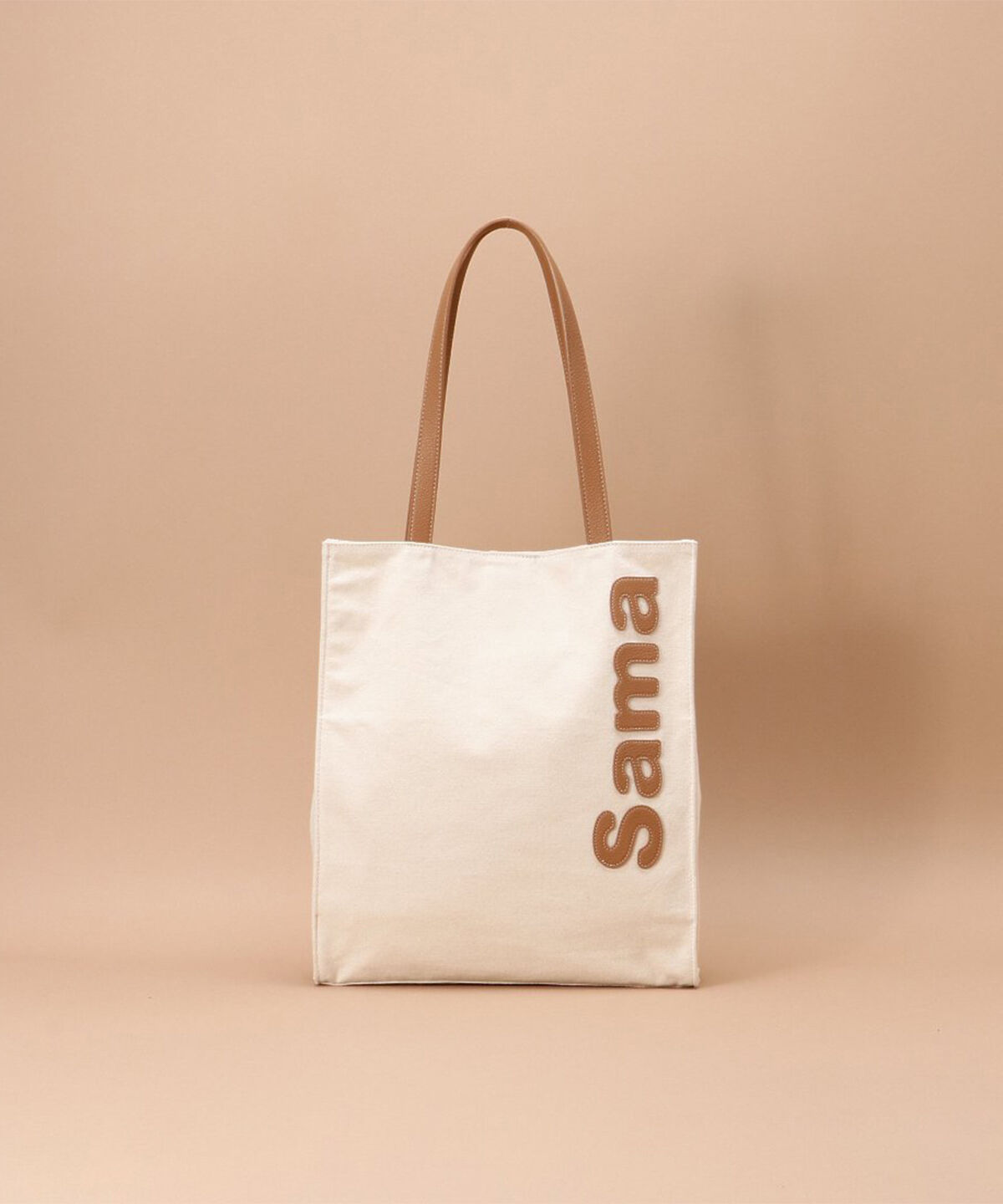 Samantha Thavasa「[ｵﾝﾗｲﾝ&一部店舗限定ｶﾗｰ]ｻﾏﾝｻﾀﾊﾞｻﾊﾟｯﾁﾜｰｸﾄｰﾄ 」|トートバッグ|キャメル