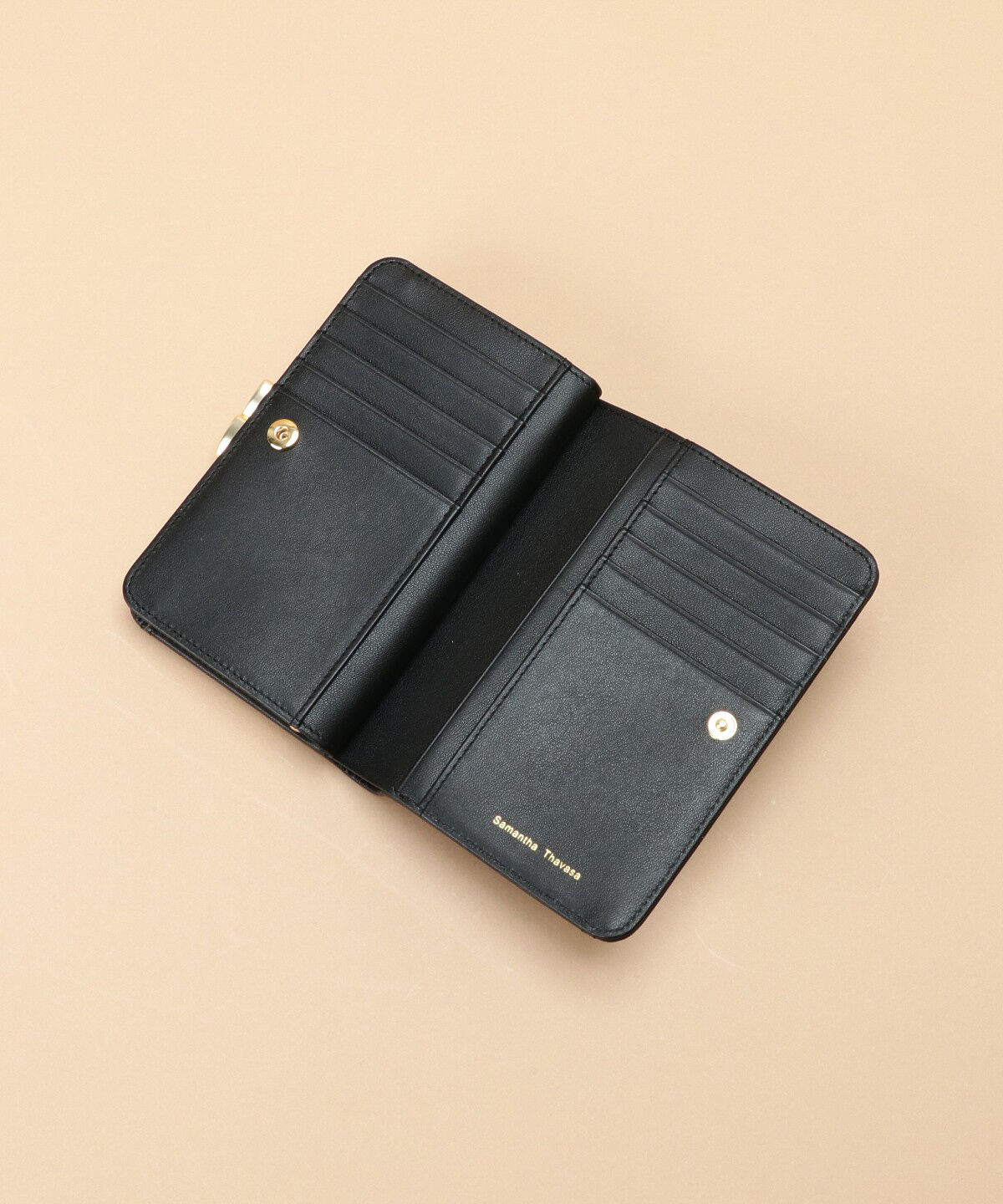 Samantha Thavasa「Pomme d'espoir ポムディスポワール 型押し口金折財布」|財布|