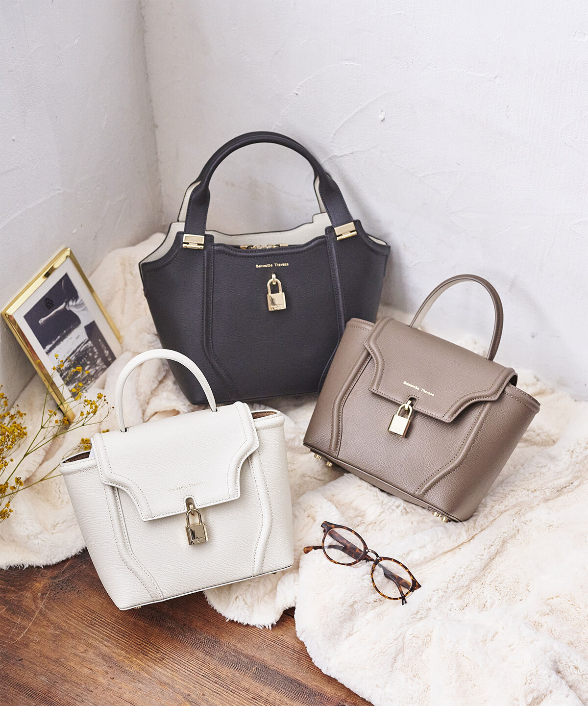 Samantha Thavasa「カッティングデザイン トートバッグ」|ハンドバッグ|