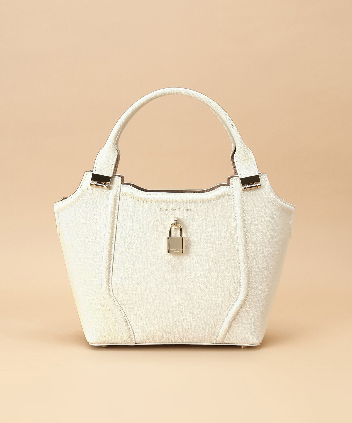 Samantha Thavasa「カッティングデザイン トートバッグ」|ハンドバッグ|オフホワイト