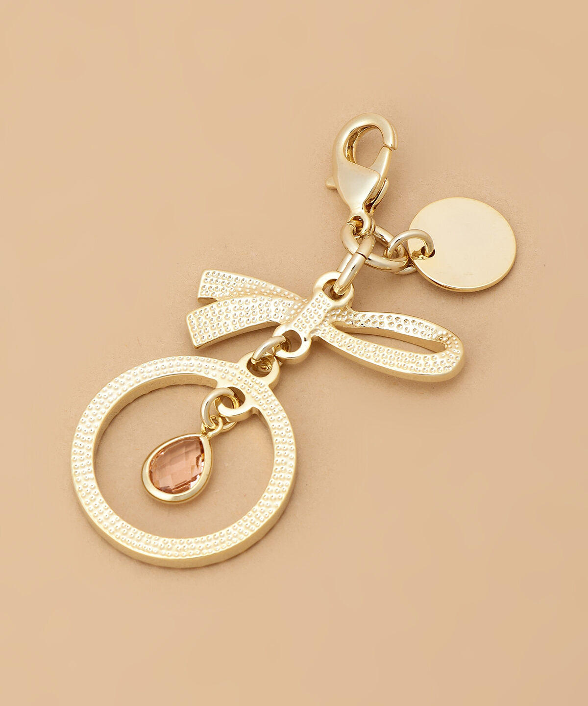 Samantha Thavasa「ビジューリング リボンファスナーチャーム」|チャーム・キーホルダー|