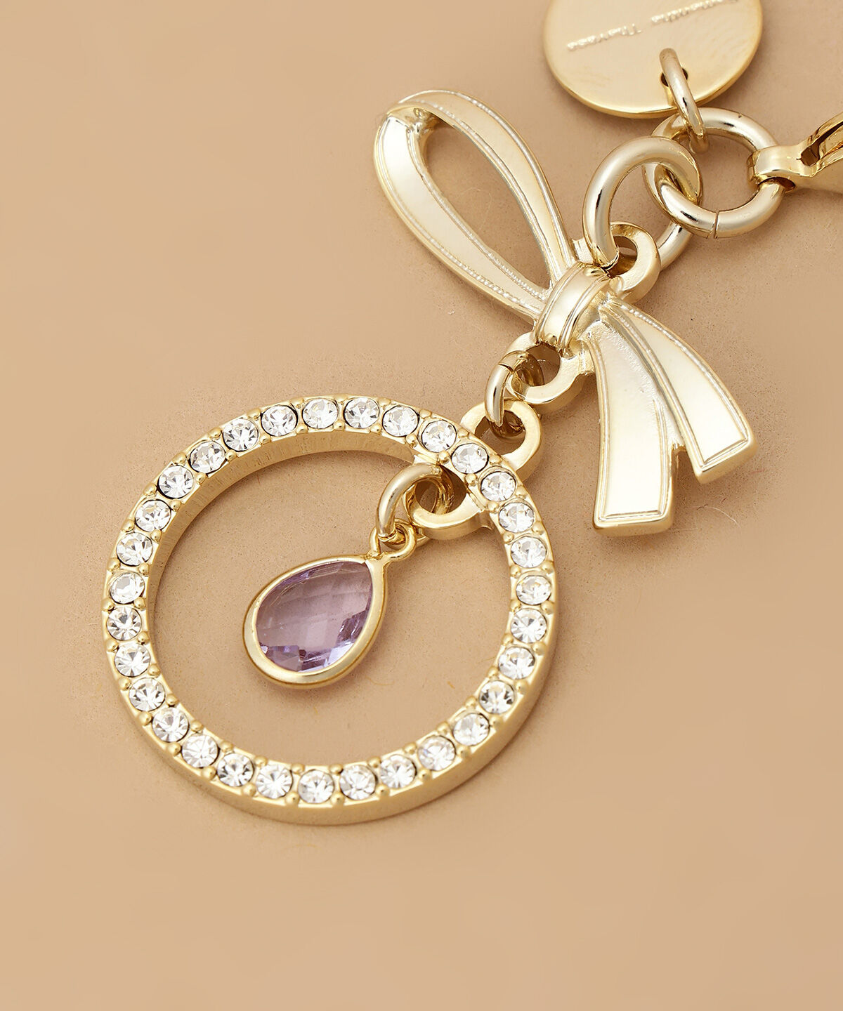 Samantha Thavasa「ビジューリング リボンファスナーチャーム」|チャーム・キーホルダー|