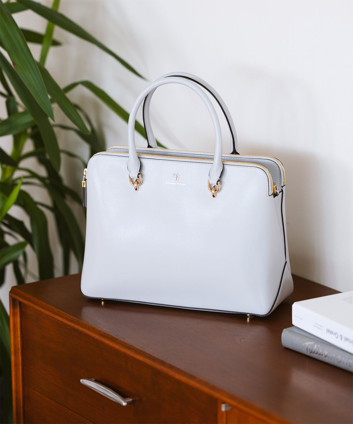 Samantha Thavasa「シンプルスクエア ハンドバッグ 大サイズ」|ハンドバッグ|